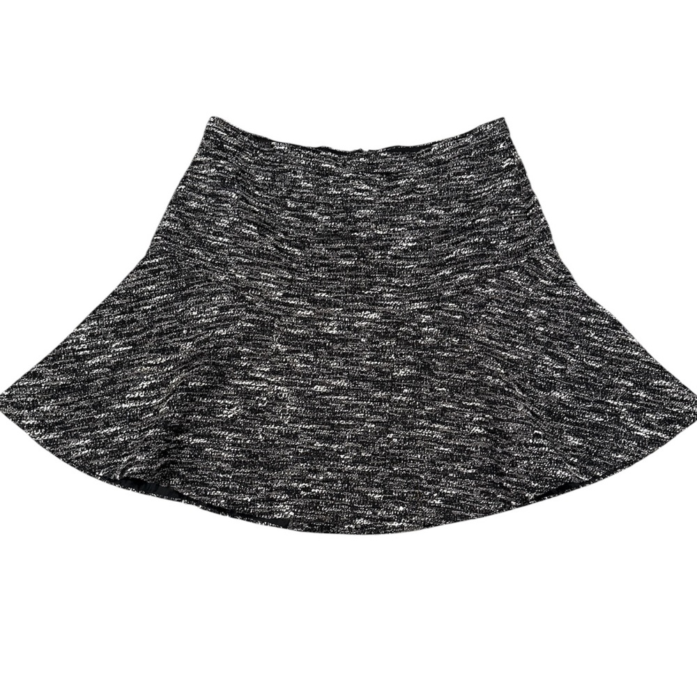 J. Crew Women's Plaza Black & White Tweed Skirt Sz 6